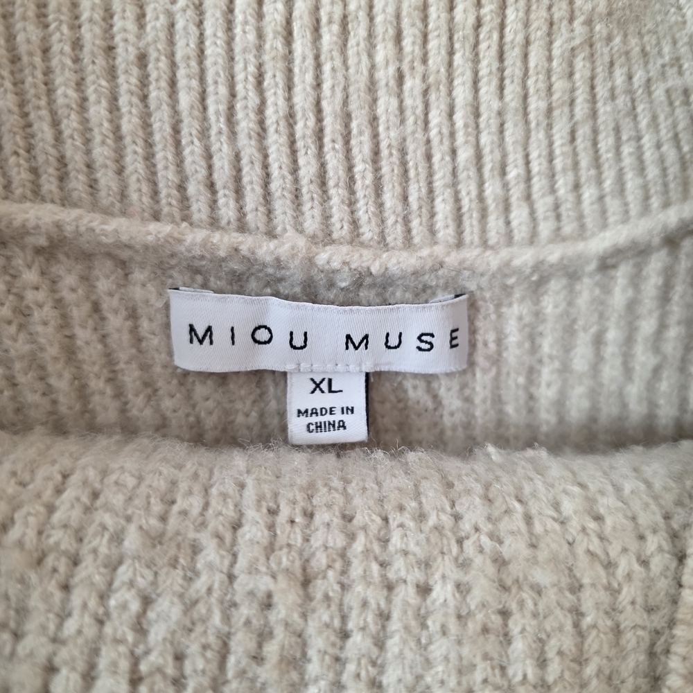 Cozy Beige Knit Sweater and Pants Set - Picture 7 of 7